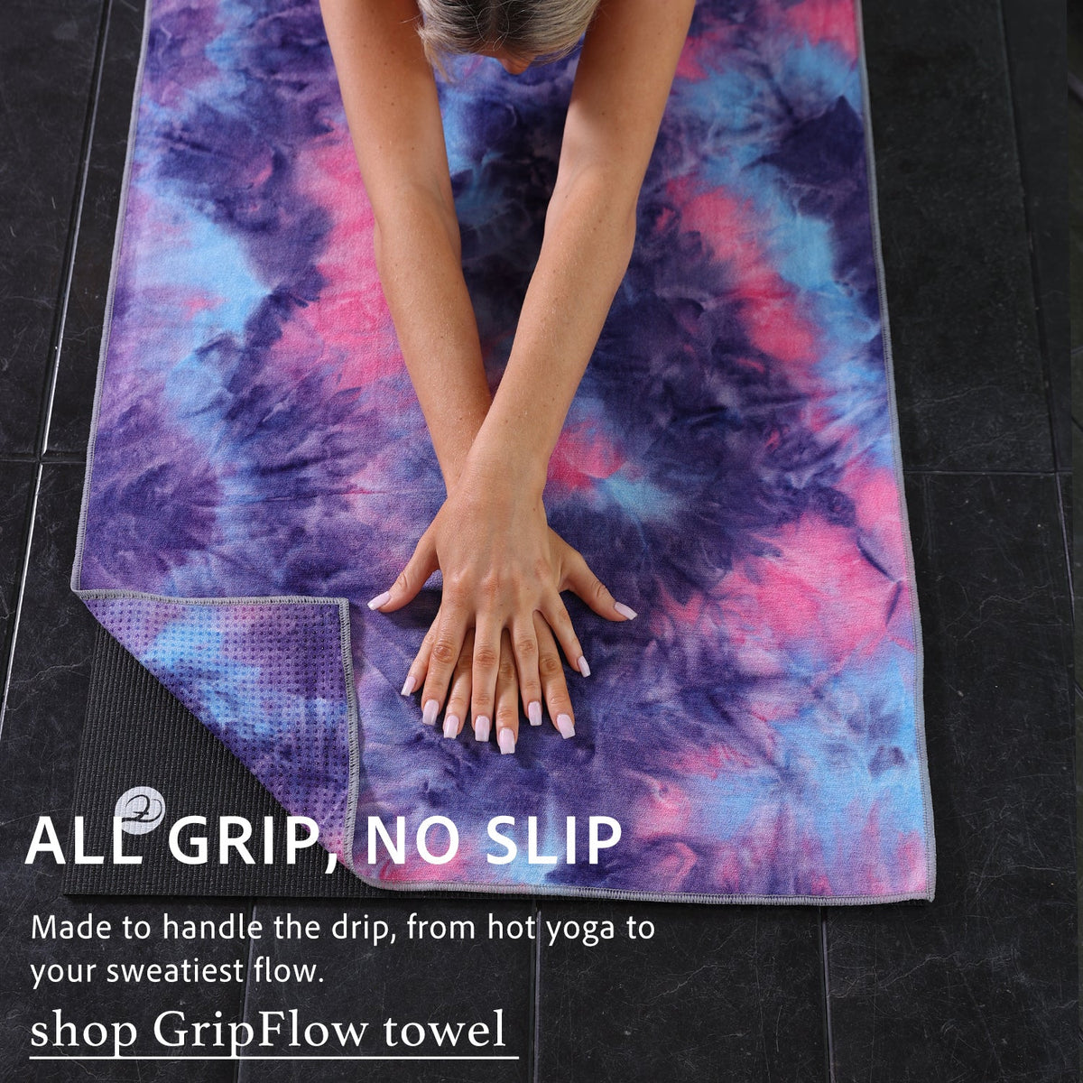 GripFlow™ Hot Yoga Towel