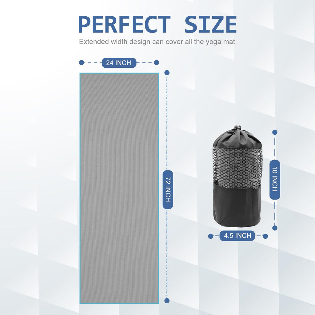 GripFlow™ Hot Yoga Towel