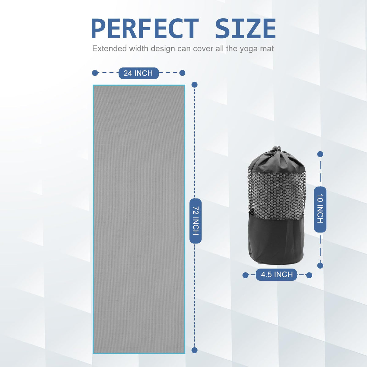 GripFlow™ Hot Yoga Towel