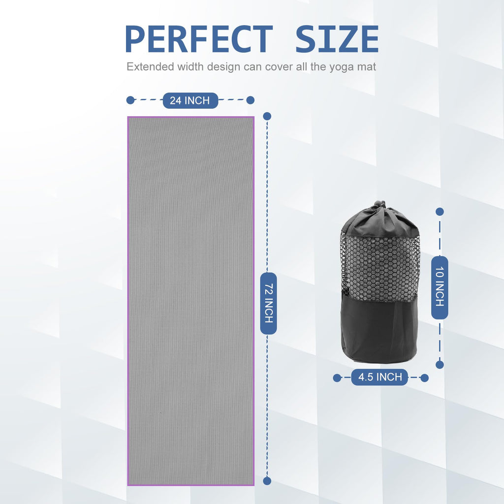 GripFlow™ Hot Yoga Towel