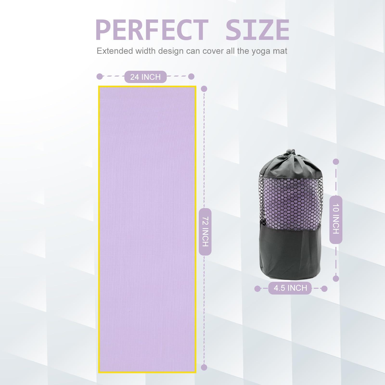 GripFlow™ Hot Yoga Towel