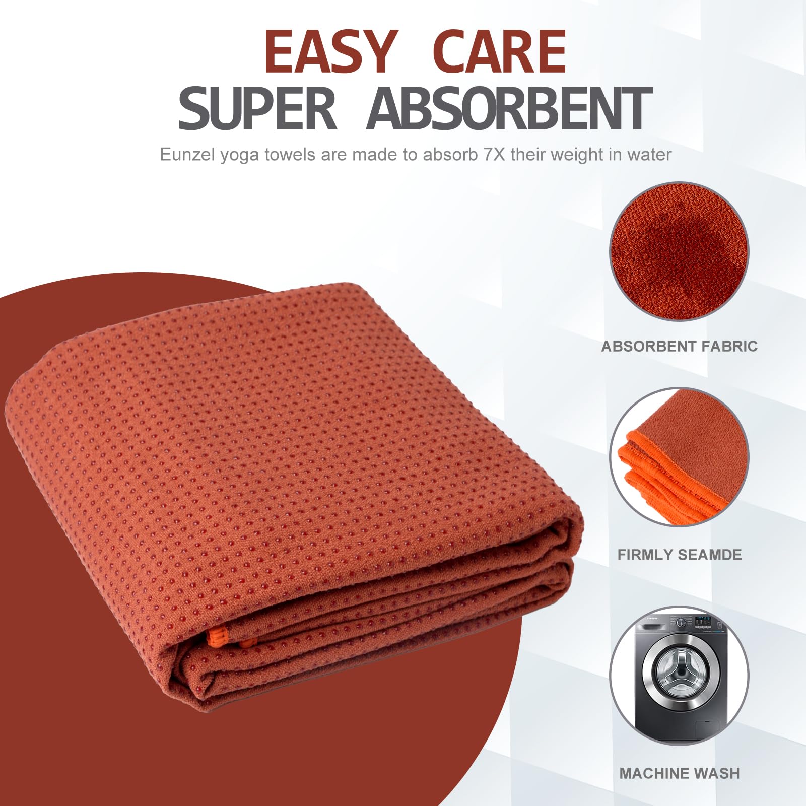 GripFlow™ Hot Yoga Towel