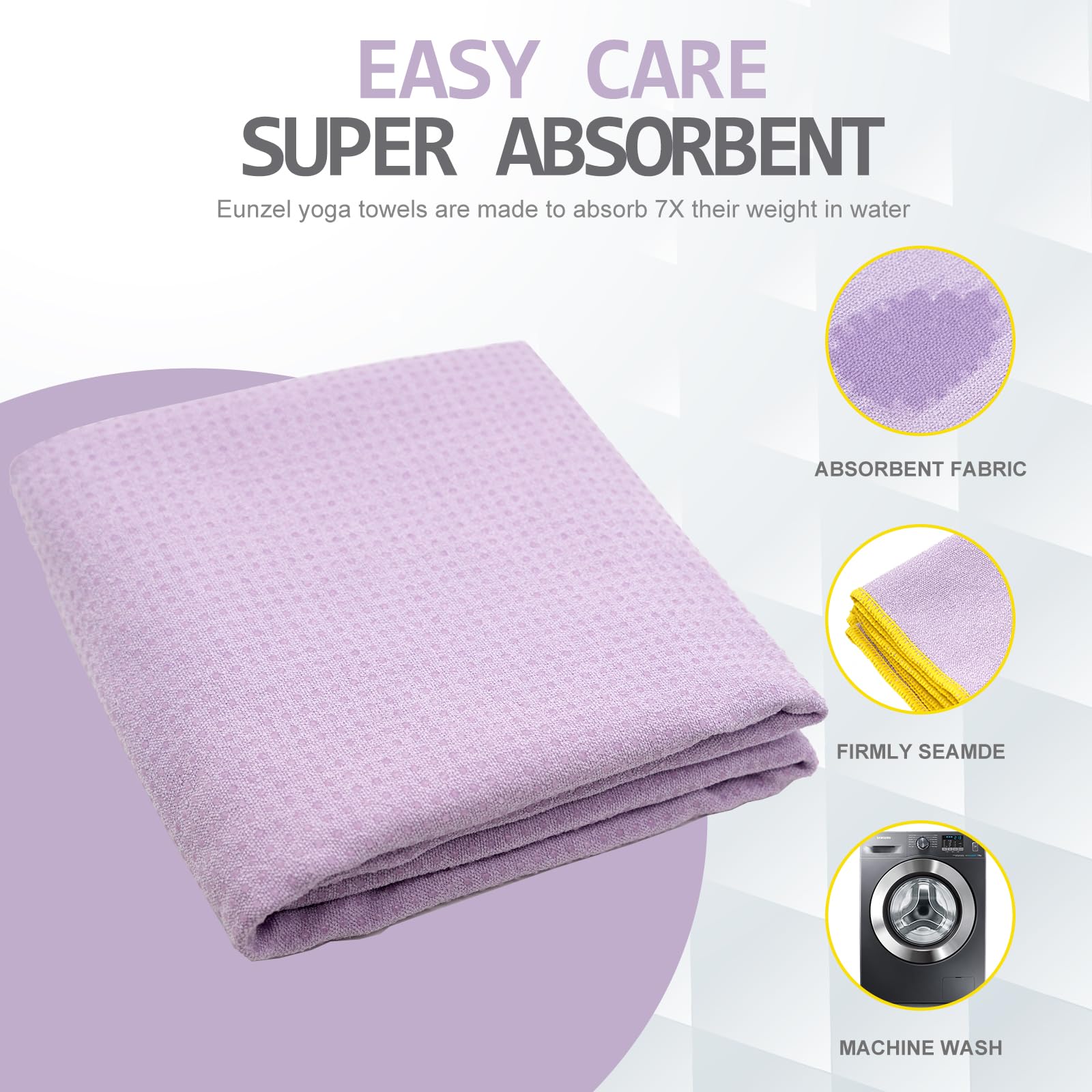 GripFlow™ Hot Yoga Towel