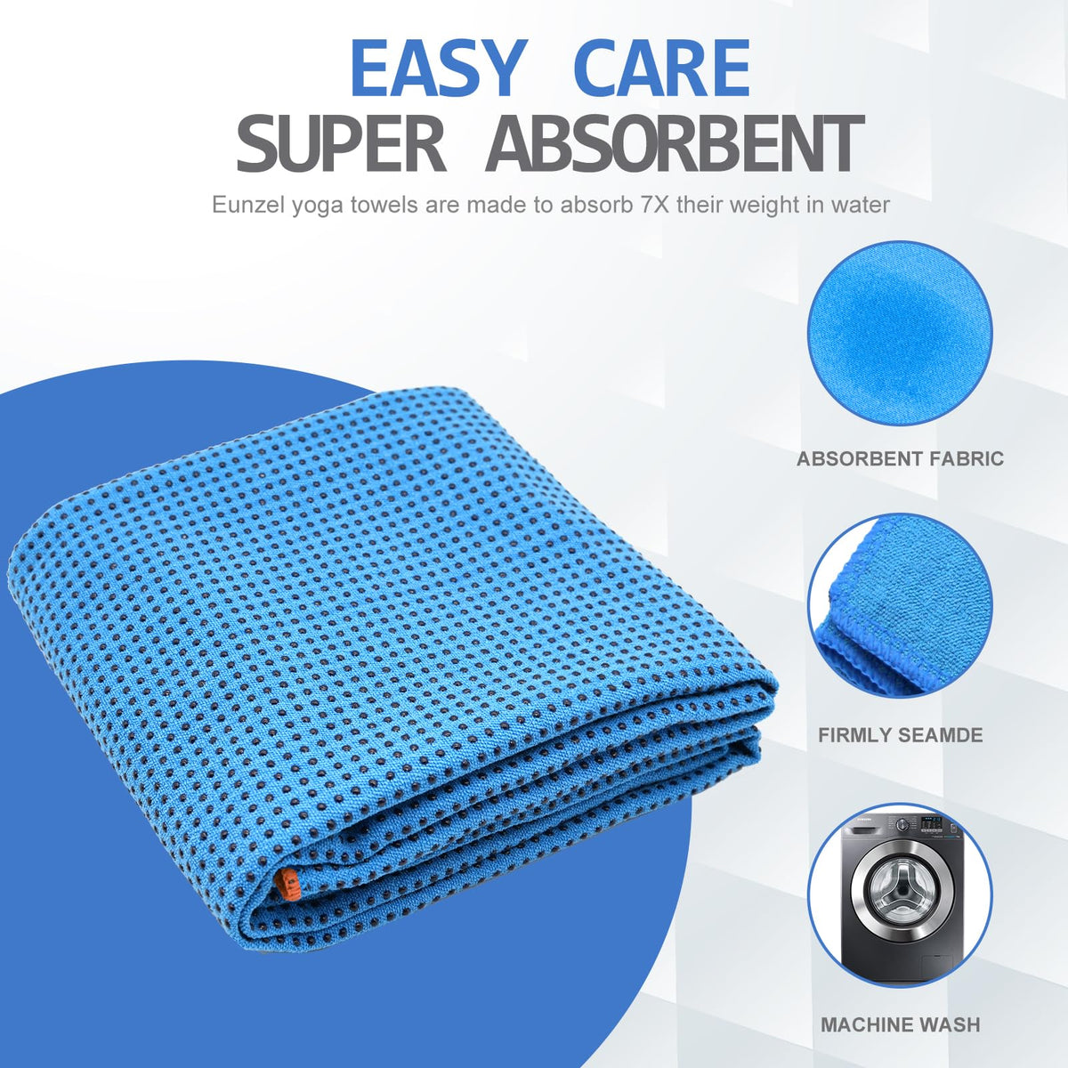 GripFlow™ Hot Yoga Towel