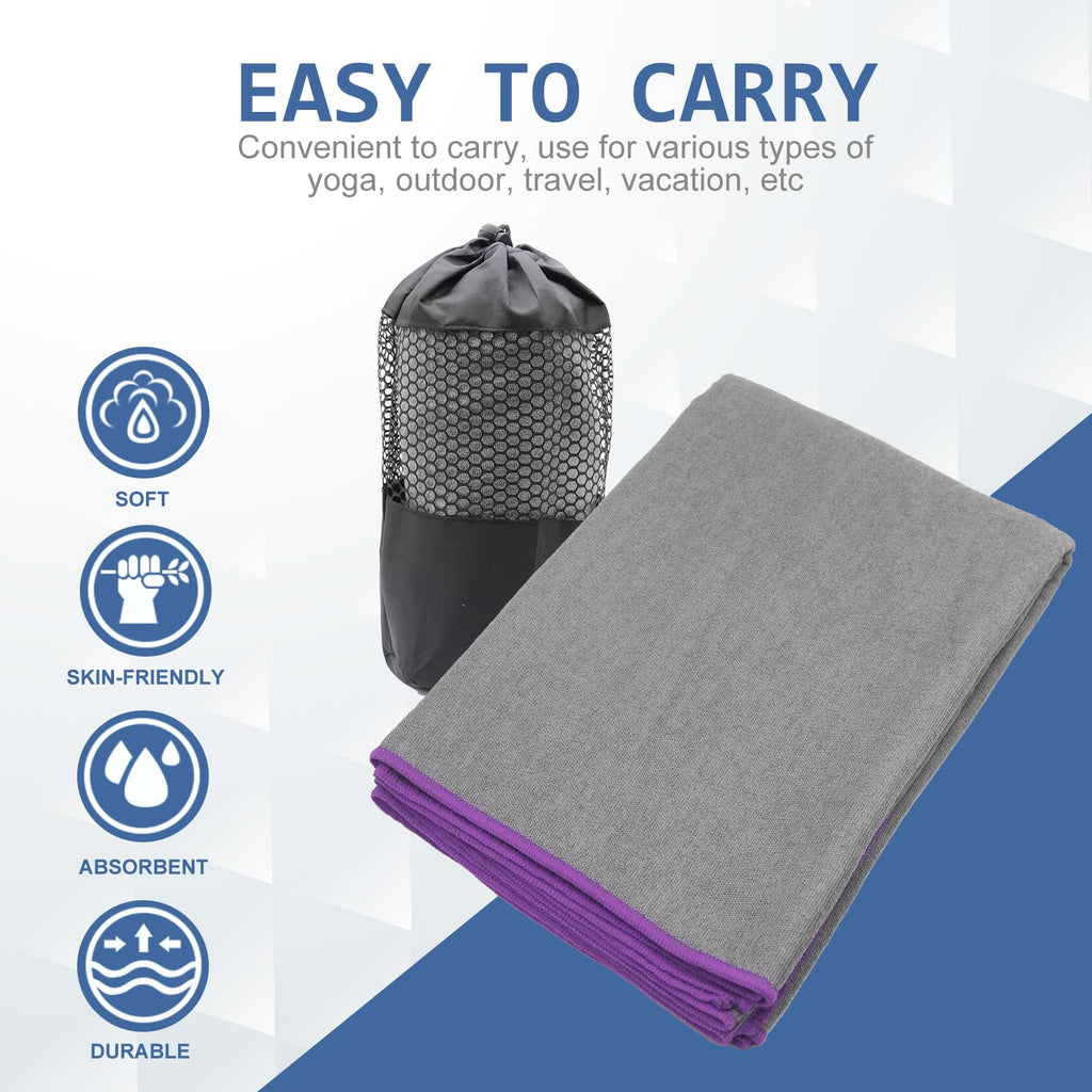 GripFlow™ Hot Yoga Towel